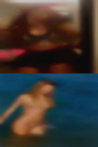Girl in stable naked.